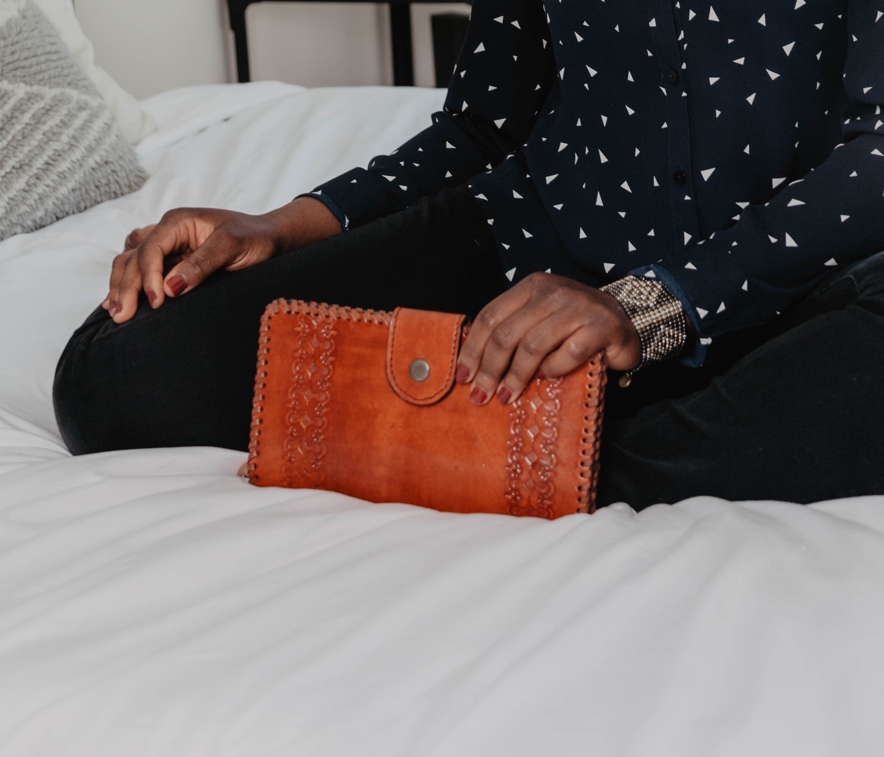 Clutch wallet with clasp best sale